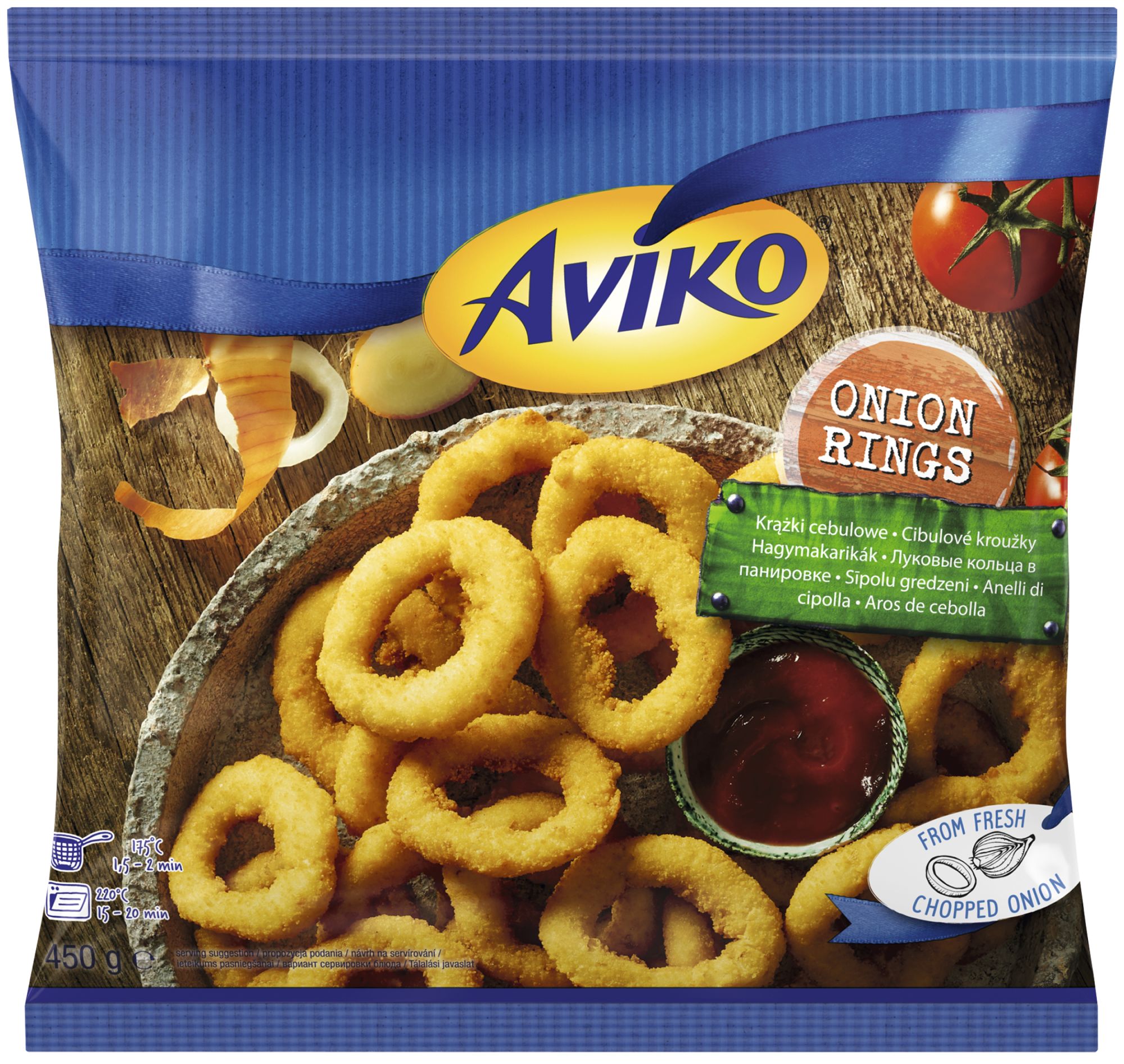 Aviko Onion Rings 16 x 450g