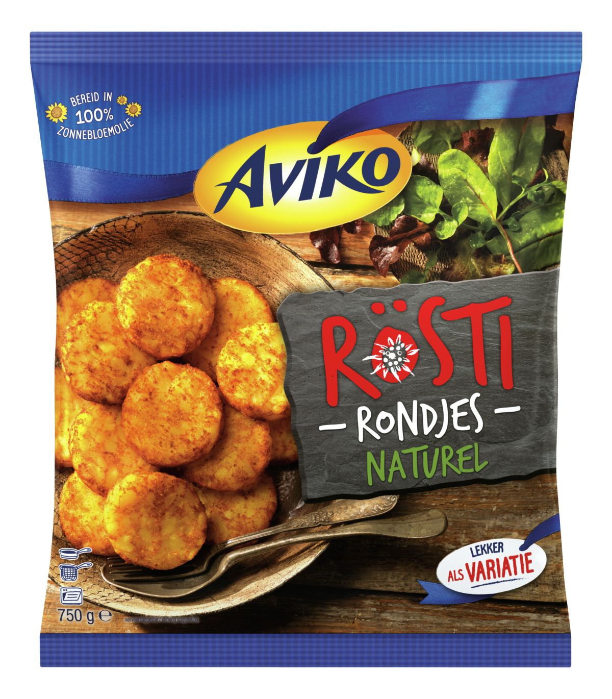 Aviko Rösti Rondjes Naturel 8 x 750g