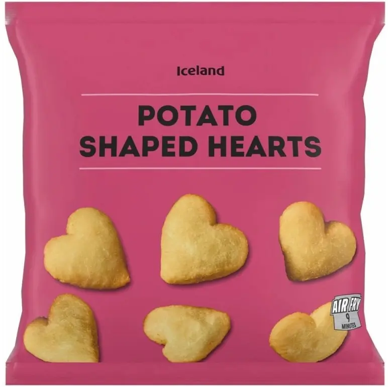 Iceland Potato Shaped Hearts 30 x 500g