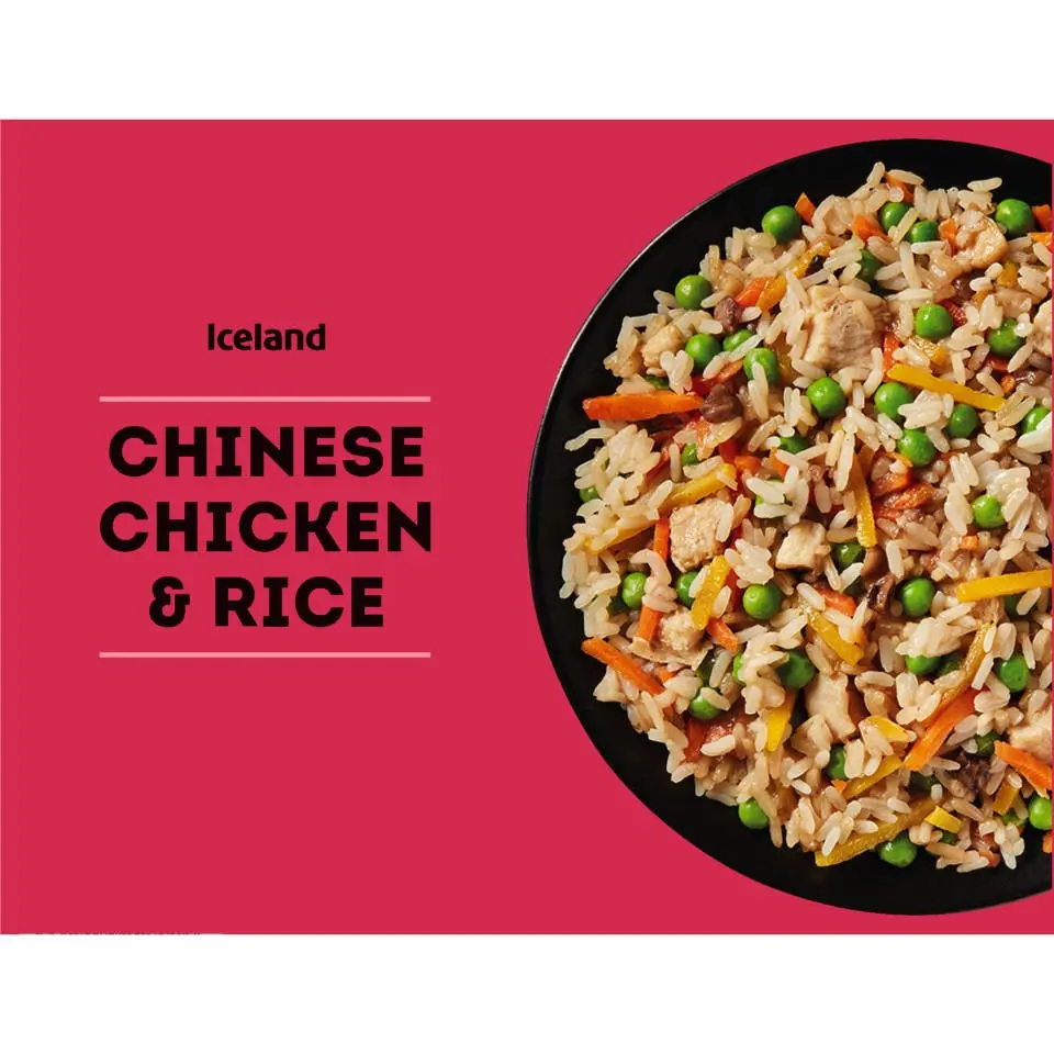Iceland Chinese Chicken & Rice 12 x 400g